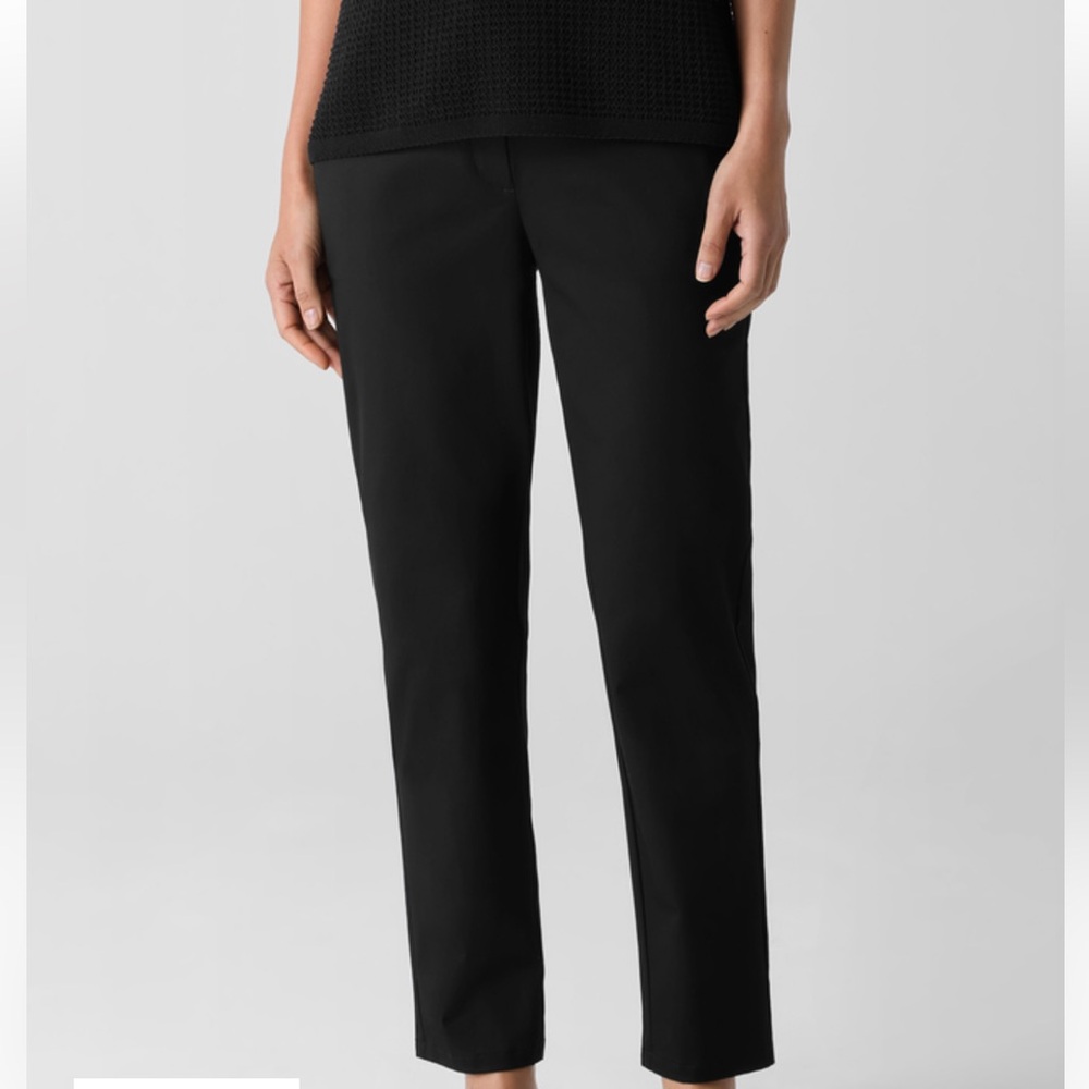 Eileen Fisher Classic Black Cropped Pants